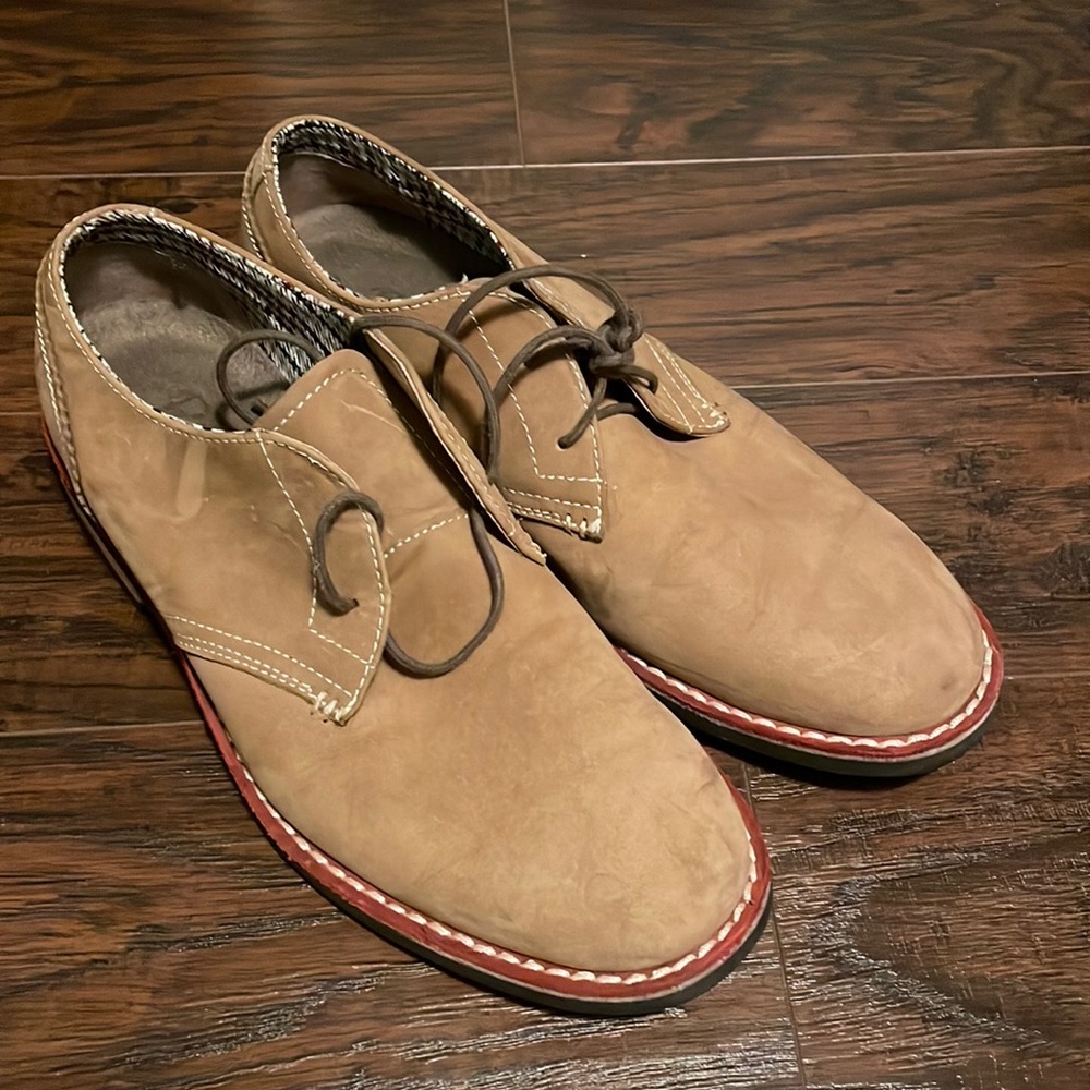 Suede Oxford shoes